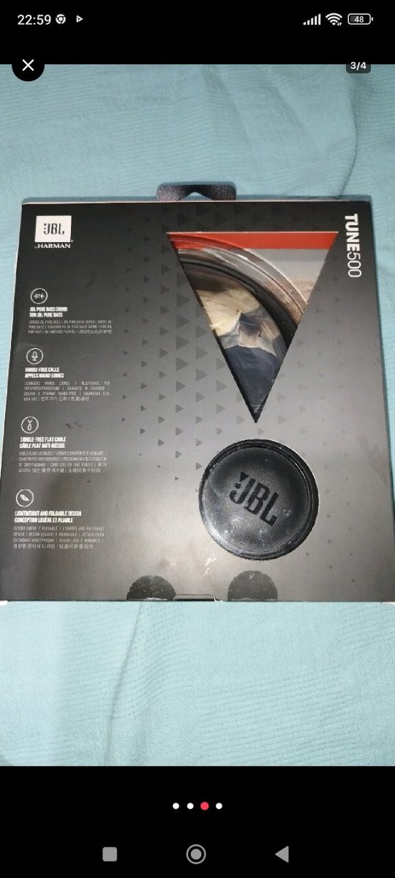JBL Tune 500 Siyah Kulaklık - Görsel 2