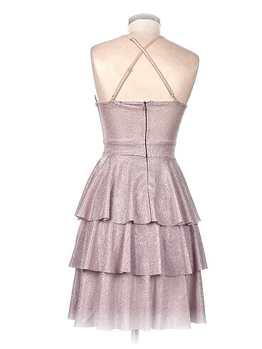 36 Beden Vintage Love Kısa Elbise %70 İndirimli.