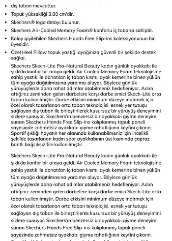 39 NUMARA SKECHERS KOLAY GİY ÇIKAR HANDS FREE AYAKKABI.SIFIR ORJ - Görsel 13