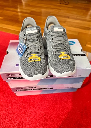 39 NUMARA SKECHERS KOLAY GİY ÇIKAR HANDS FREE AYAKKABI.SIFIR ORJ - Görsel 6