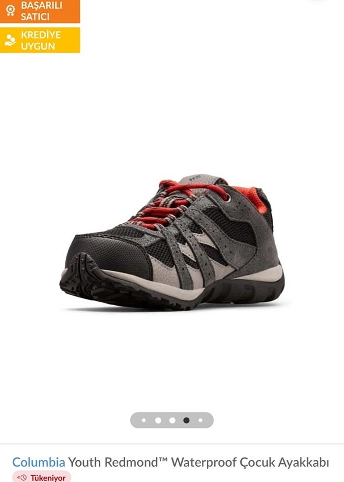 37 NO COLUMBİA WATERPROOF AYAKKABI. SIFIR, ORJİNAL VE KUTU - Görsel 5