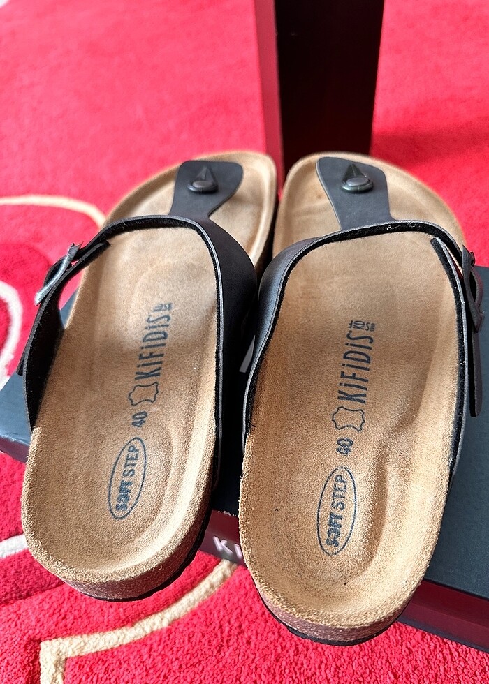 40 NUMARA KİFİDİS PARMAK ARASI TERLİK. SIFIR, ORJİNAL VE KENDİ K - Görsel 2