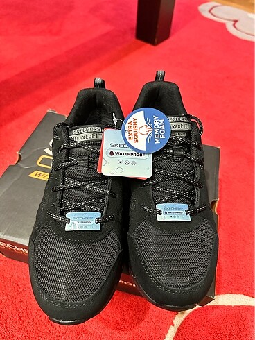 39,5 NO SKECHERS WATERPROOF AYAKKABI. SIFIR, ORJ VE KUTUSUYLA - Görsel 6