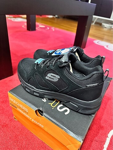 39,5 NO SKECHERS WATERPROOF AYAKKABI. SIFIR, ORJ VE KUTUSUYLA - Görsel 9