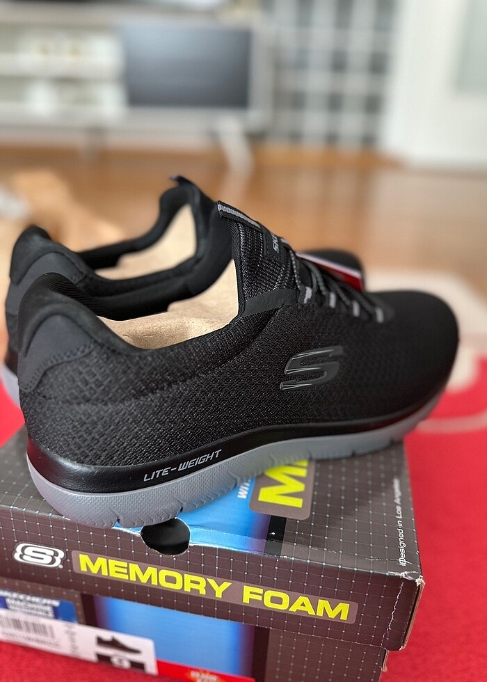 45 NUMARA SKECHERS SPOR AYAKKABI. SIFIR, ORJİNAL VE KUTUSUYLA - Görsel 4