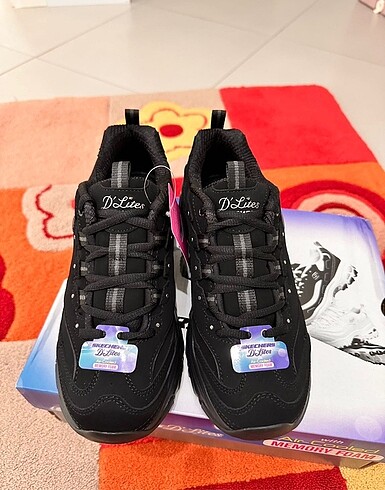 39 NUMARA SKECHERS DLITES AYAKKABI. SIFIR, ORJ VE KUTUSUYLA - Görsel 5