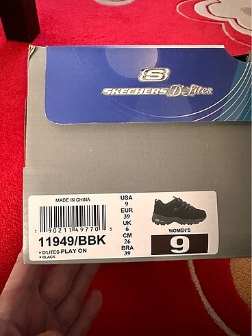 39 NUMARA SKECHERS DLITES AYAKKABI. SIFIR, ORJ VE KUTUSUYLA - Görsel 9