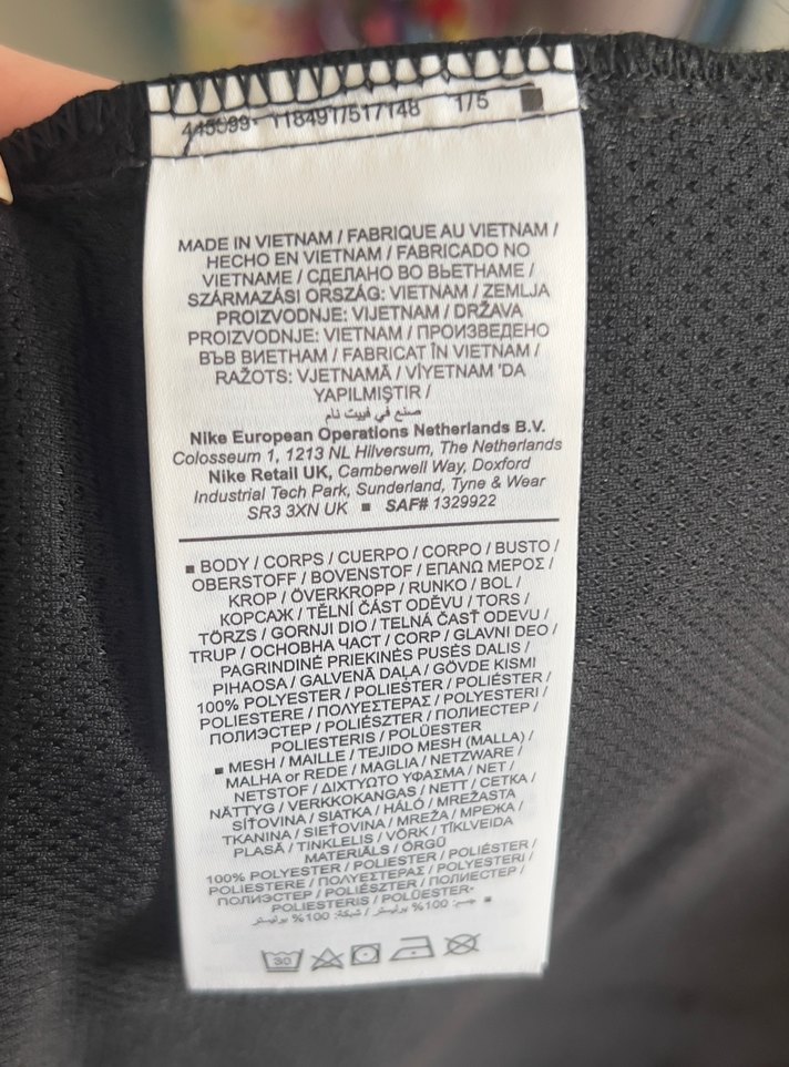 Nike Siyah Günlük Fermuarlı Yağmurluk orijinal - Görsel 3