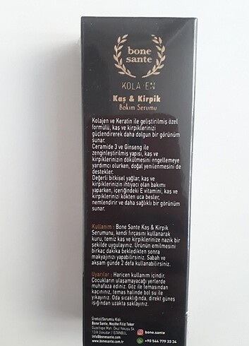 Diğer Kolajen Kaş & Kirpik Bakım Serumu (6ml)