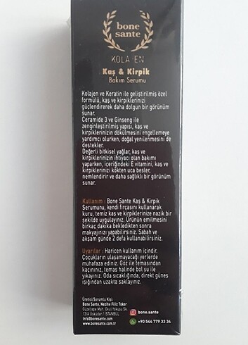  Beden Kolajen Kaş & Kirpik Bakım Serumu (6ml)
