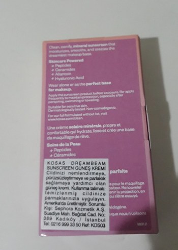 Kosas DreamBeam SPF 30 Pembe BB Krem - Görsel 4