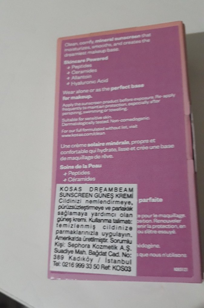 Kosas DreamBeam SPF 30 Pembe BB Krem - Görsel 3