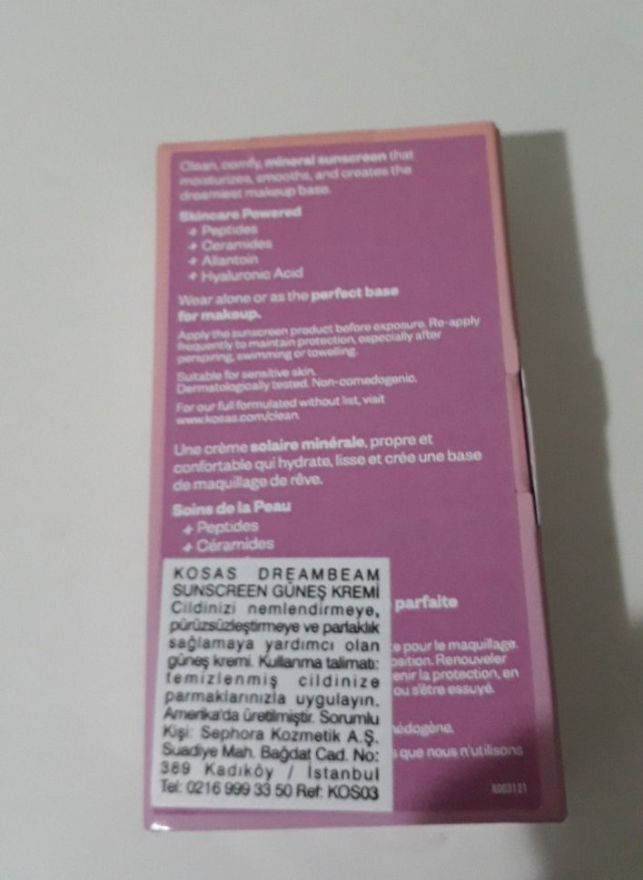 Kosas DreamBeam SPF 30 Pembe BB Krem - Görsel 4