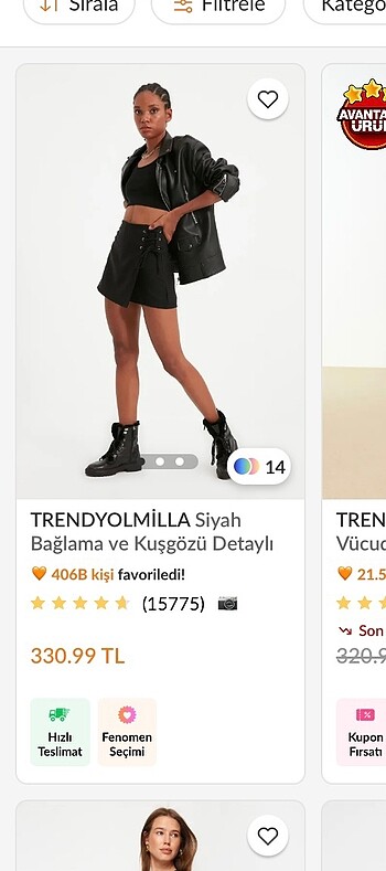xs Beden siyah Renk Siyah şort etek
