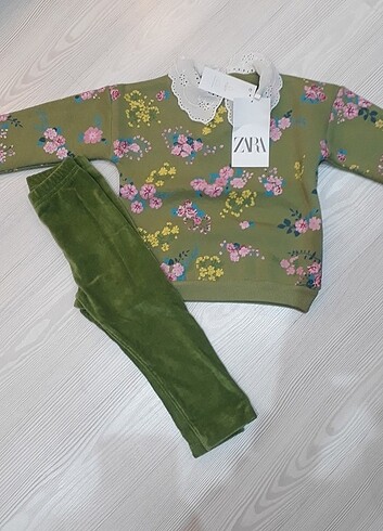 Zara kiz cocuk ikili takim