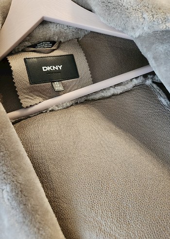Süet Kürklü Kadın DKNY Ceket - Görsel 2