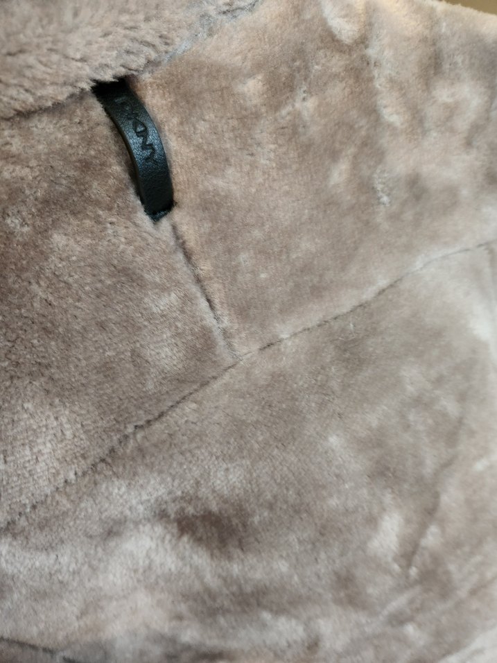 Süet Kürklü Kadın DKNY Ceket - Görsel 3