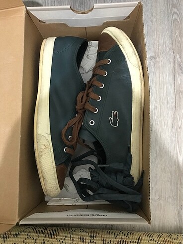 42 Beden yeşil Renk Lacoste Erkek ayakkabı