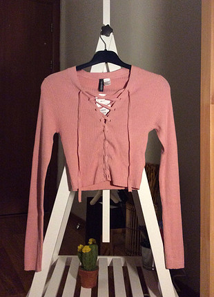 H&M pembe üst 