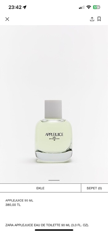Zara Applejuice parfüm