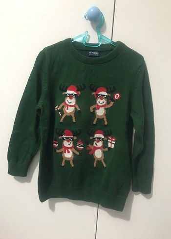 LC Waikiki Erkek Cocuk Yesil Triko Kazak