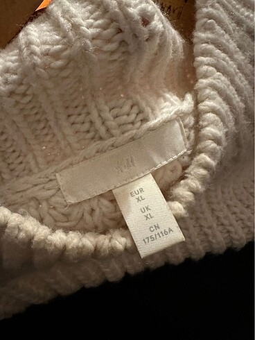 xl Beden beyaz Renk H&M Kazak