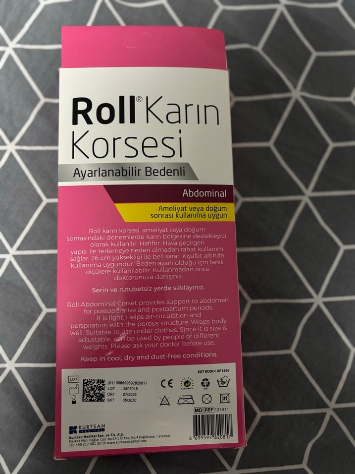Roll'Karin Ayarlanabilir Abdominal Korsesi - Görsel 2