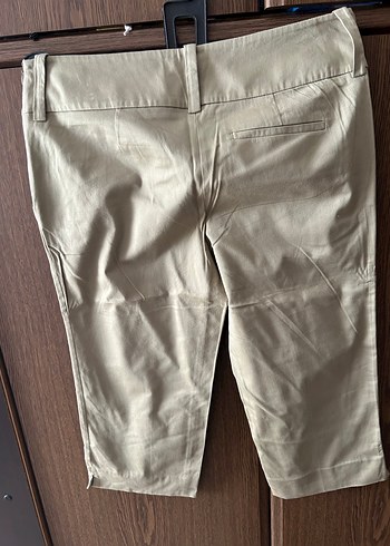 xl Beden Kemerli Keten Kısa Kadın Pantolon #kapri #bermuda