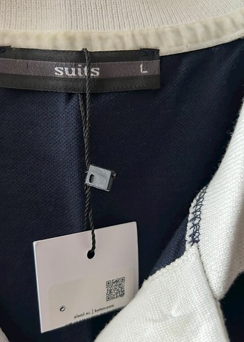 l Beden Lacivert Beyaz Yaka Kısa Kollu Midi Elbise