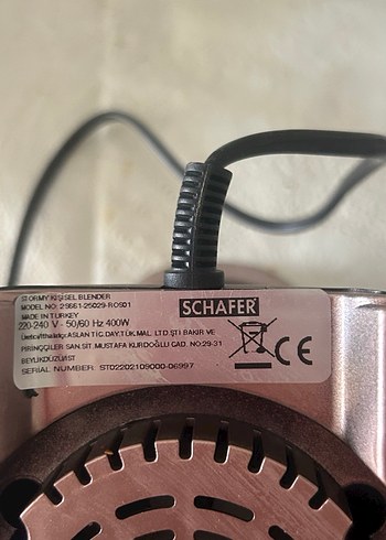 Beden Schafer Pembe ve Gri Blender