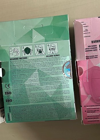 Pembe Meltblown Koruyucu Maske - Musk - Görsel 4