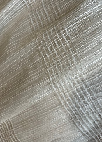 #tülperde #perde  Bohem Tarzı Beyaz Tül Perde - Görsel 3