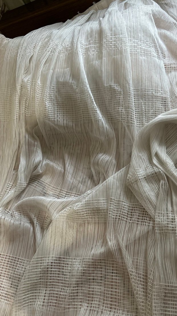 #tülperde #perde  Bohem Tarzı Beyaz Tül Perde - Görsel 2