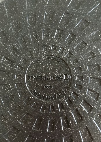 THERMOAD Siyah Bölmeli Döküm Tava - Görsel 2