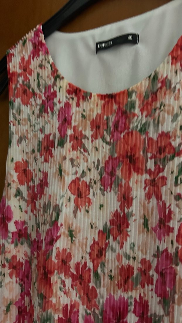 Pembe Çiçekli # Pililielbise  #BohemElbise - Görsel 2