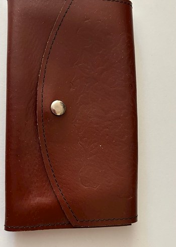 Kahverengi Deri Kadın  Cüzdan - Görsel 2
