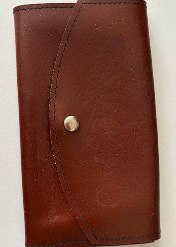 Kahverengi Deri Kadın  Cüzdan - Görsel 3