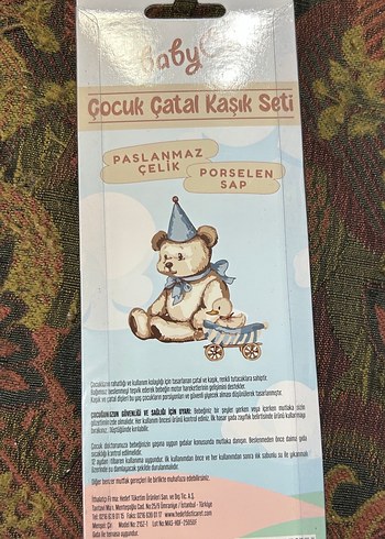 Pastel Bej Çocuk Çatal Kaşık Seti - Görsel 2