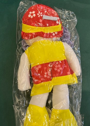 Diğer Renkli Sarı Bez Bebek 40 cm