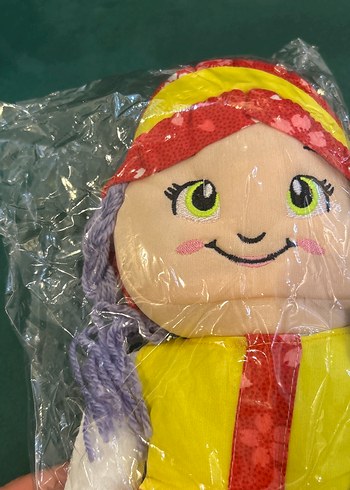  Beden Renkli Sarı Bez Bebek 40 cm