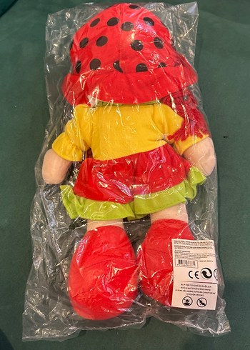  Beden Kırmızı Renkli Rengarenk Peluş Bebek35 cm