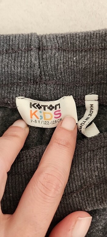 7 Yaş Beden Koton kalın alt
