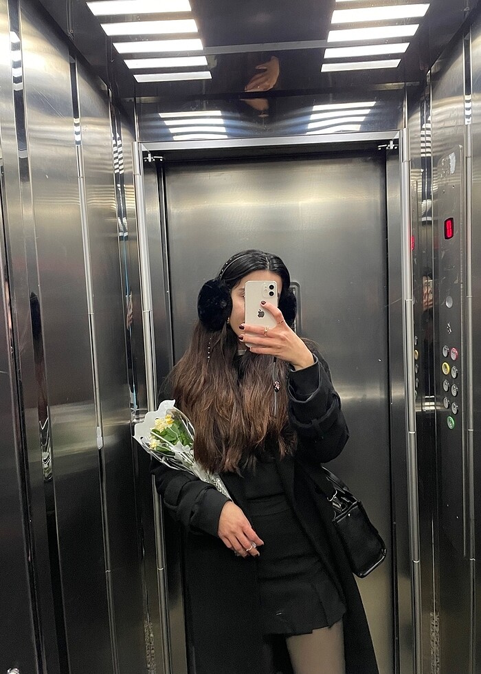 Siyah şort etek - Görsel 3