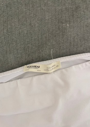 Pull and Bear pull&bear straplez uzun kollu bluz