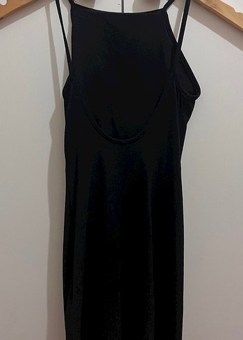 Bershka siyah mini elbise - Görsel 4