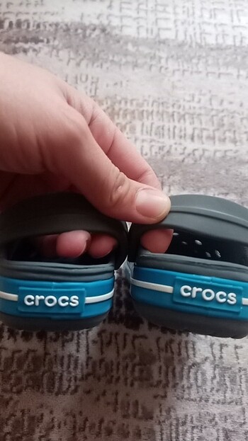 23 Beden gri Renk Crocs yazlik