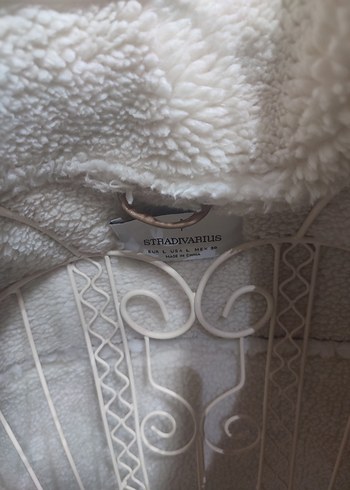 Kürklü Bej Süet Kadın Ceket - Görsel 5