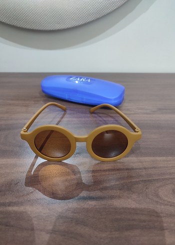 Bej Bohem Tarzda Yuvarlak çoçuk Güneş Gözlüğü - Görsel 2