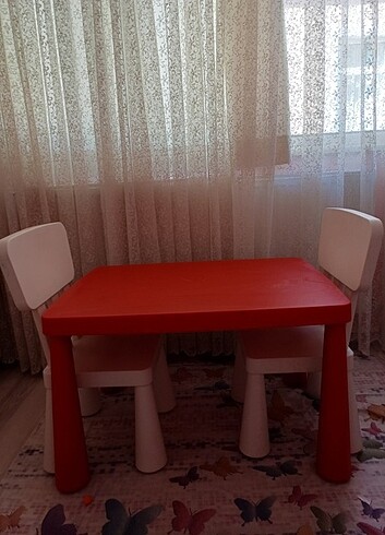 ikea cocuk masa sandalye 