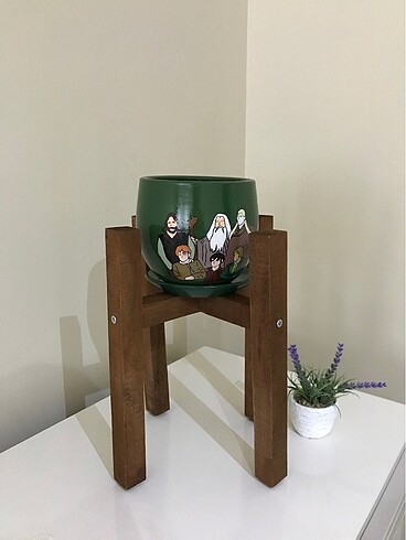 MİNİ AHŞAP ÇİÇEKLİK - Görsel 2